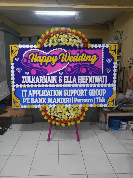 Papan Bunga Menara Bca